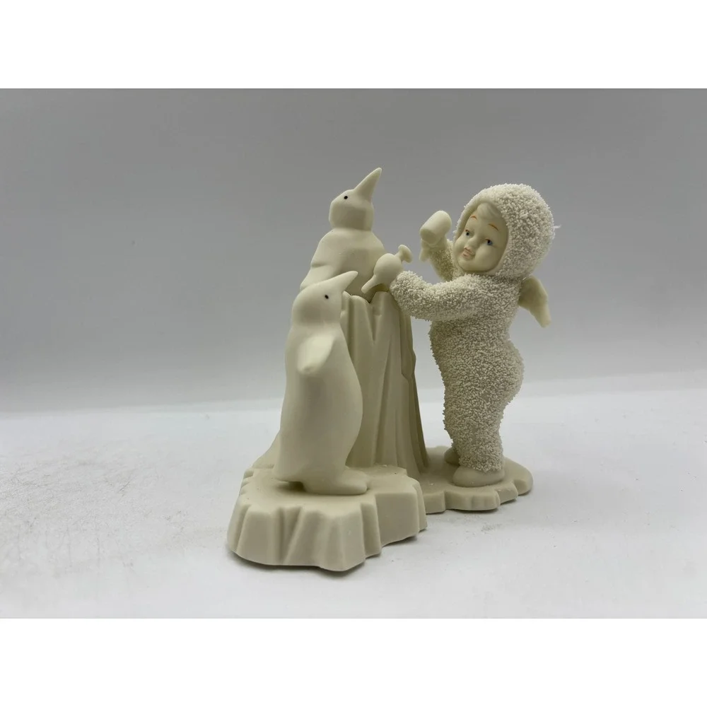 Dept 56 1993 Vintage Snowbabies I'm Making An Ice Sculpture 56.68420 Retired